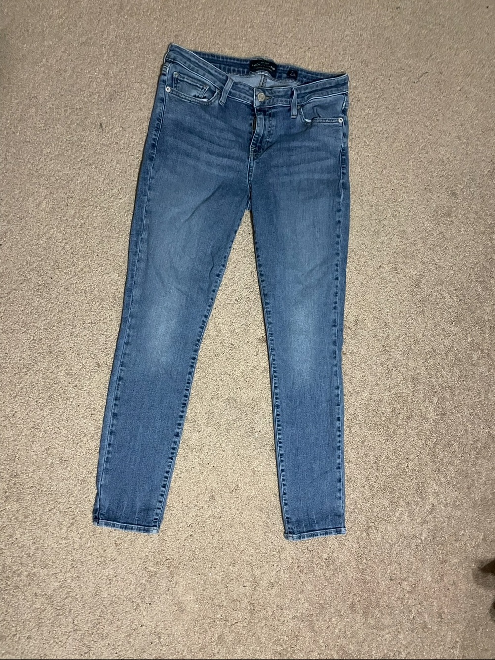Lucky Brand Lolita Skinny Jeans in Blue Wash size 8/29